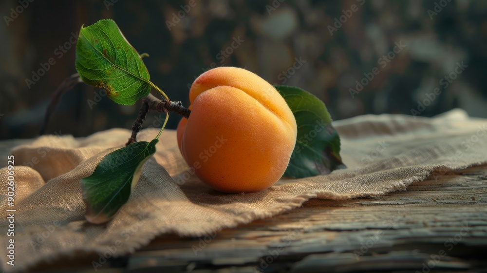 Canvas Prints juicy ripe apricot