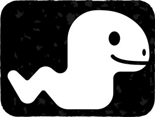 Black Snake silhouette. Serpent flat vector isolated on white background