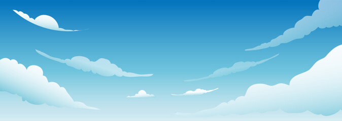 blue sky and clouds background	