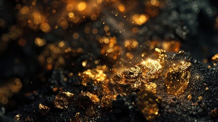Golden Nuggets in Black Sand