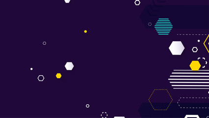 Obraz premium Dark purple pattern geometric background