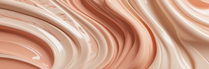 abstract marbled texture in soft earth tones, showcasing smooth, flowing curves and elegant gradients. Perfect for backgrounds and artistic projects.