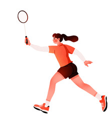 tennis player silhouette
