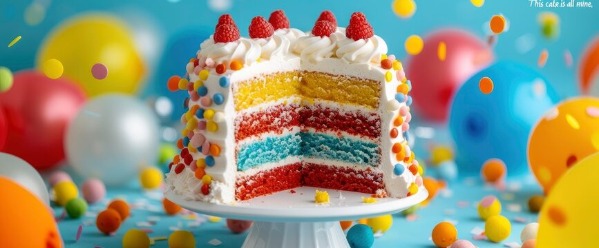 This Cake Is All Mine, Capturing Personal Joy And Celebration