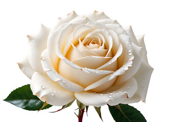 white rose isolated on transparent background png
