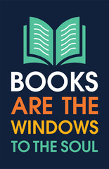 a poster for book lovers that says a quote about books