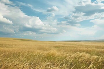 Golden Grasses Swaying  