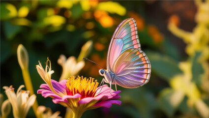 Whispers of Summer: A Butterfly's Serenade