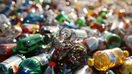 Sustainable Recycling. Environmental-friendly concept