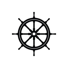 sail whell icon, sail whell symbol. vector