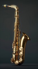 Naklejka premium Elegant Melodies. Musical instrument concept