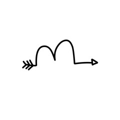 arrow doodle illustration