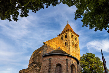 The historic Stifts ruin church of Bad Hersfeld