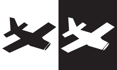 Obraz premium Plane icon set. Airplane icon vector. Flight transport symbol. Travel vector illustration. Holiday symbol. isolated on white and black background. EPS 10
