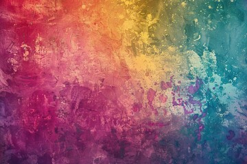 Fototapeta premium Abstract grunge art background texture with colorful paint splas