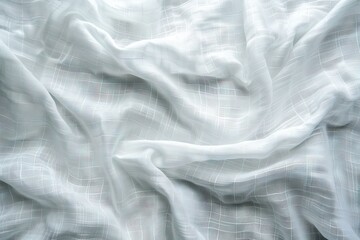Fototapeta premium White linen texture as background