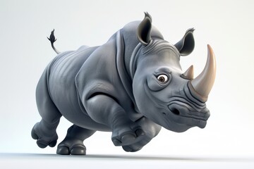 Obraz premium Two Rhinos