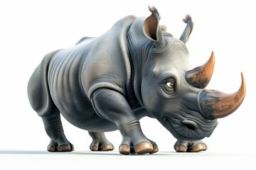 Obraz premium Smiling Rhino