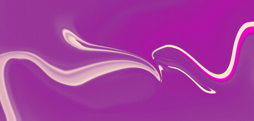 Abstract background, smooth waves of bright purple color