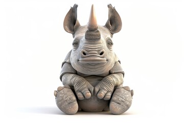 Obraz premium Happy Rhino