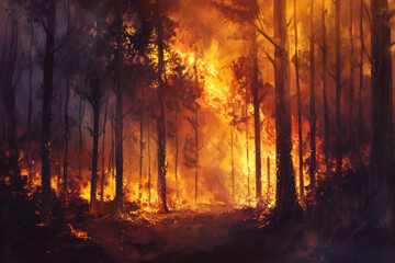 forest fire
