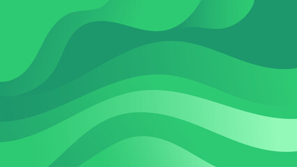 Green Sage color abstract wave background. Modern design template for web cover