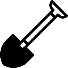 Vector Icon Shovel, Tools, Construction, Dig, Spade