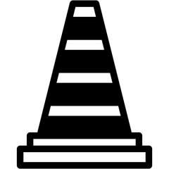 Vector Icon Traffic Cone, Traffic, Cone, Bollard, Construction And Tools