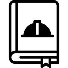 Vector Icon Book, Labor Day, Helmet, Library, Reading