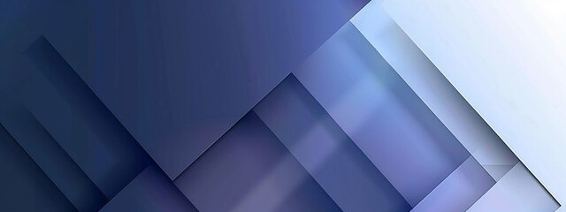 Modern abstract blue geometric background with layered diagonal stripes, Abstract geometric pattern of overlapping blue squares, rectangles, and rhombus shapes. Modern and minimalist design.