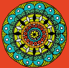 colorful mandala