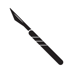 surgical scalpel icon symbol