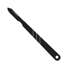 surgical scalpel icon symbol