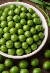 A bowl of fresh Green Peas