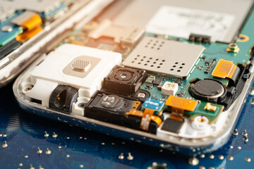 Repairing and upgrade circuit mainboard of notebook, electronic, computer hardware and technology.