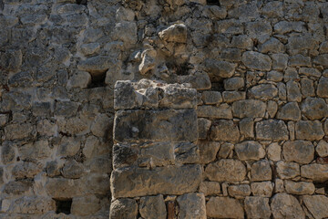 Architectural elements in the 8th century basilica in the Church of St. Nicholas the Wonderworker...