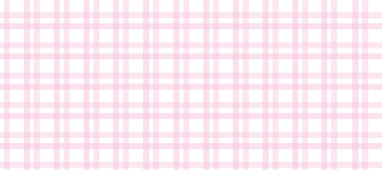 Pink and white plaid pattern background
