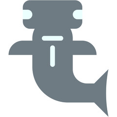 Vector Icon Hammerhead, Wild Life, Animal Kingdom, Sea Life, Aquatic, Animals