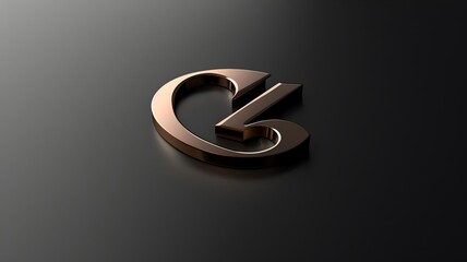 A sleek business logo featuring a unique abstract mark with sharp geometric shapes, captured in high-definition. 
