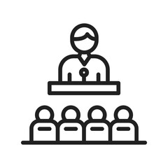 Senate icon vector image. Suitable for mobile application web application and print media.