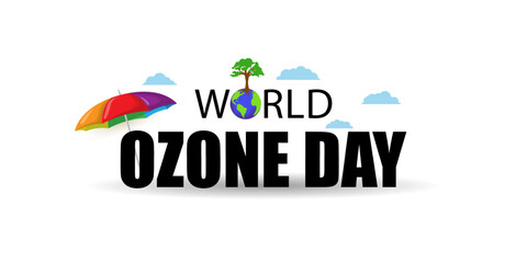 Vector illustration of International Day for the Preservation of the Ozone Layer banner