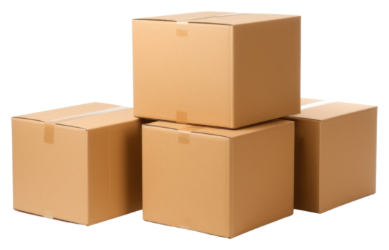 PNG Carton box cardboard white background delivering.