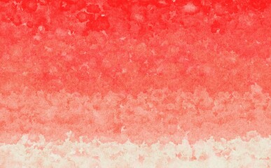 真っ赤な夕焼けをイメージした水彩背景素材