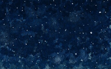 星空をイメージした水彩背景素材