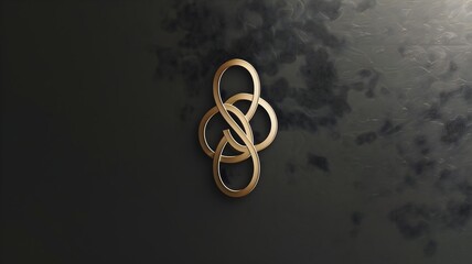 A sleek business logo featuring a unique abstract mark with sharp geometric shapes, captured in high-definition. 
