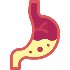 Fototapeta premium Stomach, Organ, Healthcare and Medical, Body Part, Biology Icon