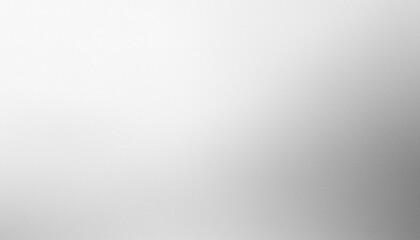 Obraz premium White gray smooth grainy gradient background website header backdrop noise texture effect