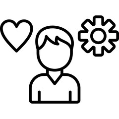 Obraz premium Stress Management Icon