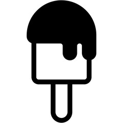 Vector Icon Popsicle, Food and Restaurant, Ice Cream Stick, Dessert, summer, Sweet