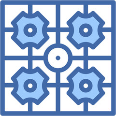 Obraz premium Vector Icon Floor, Tiles, Texture, Structure, Decoration, Construction And Tools